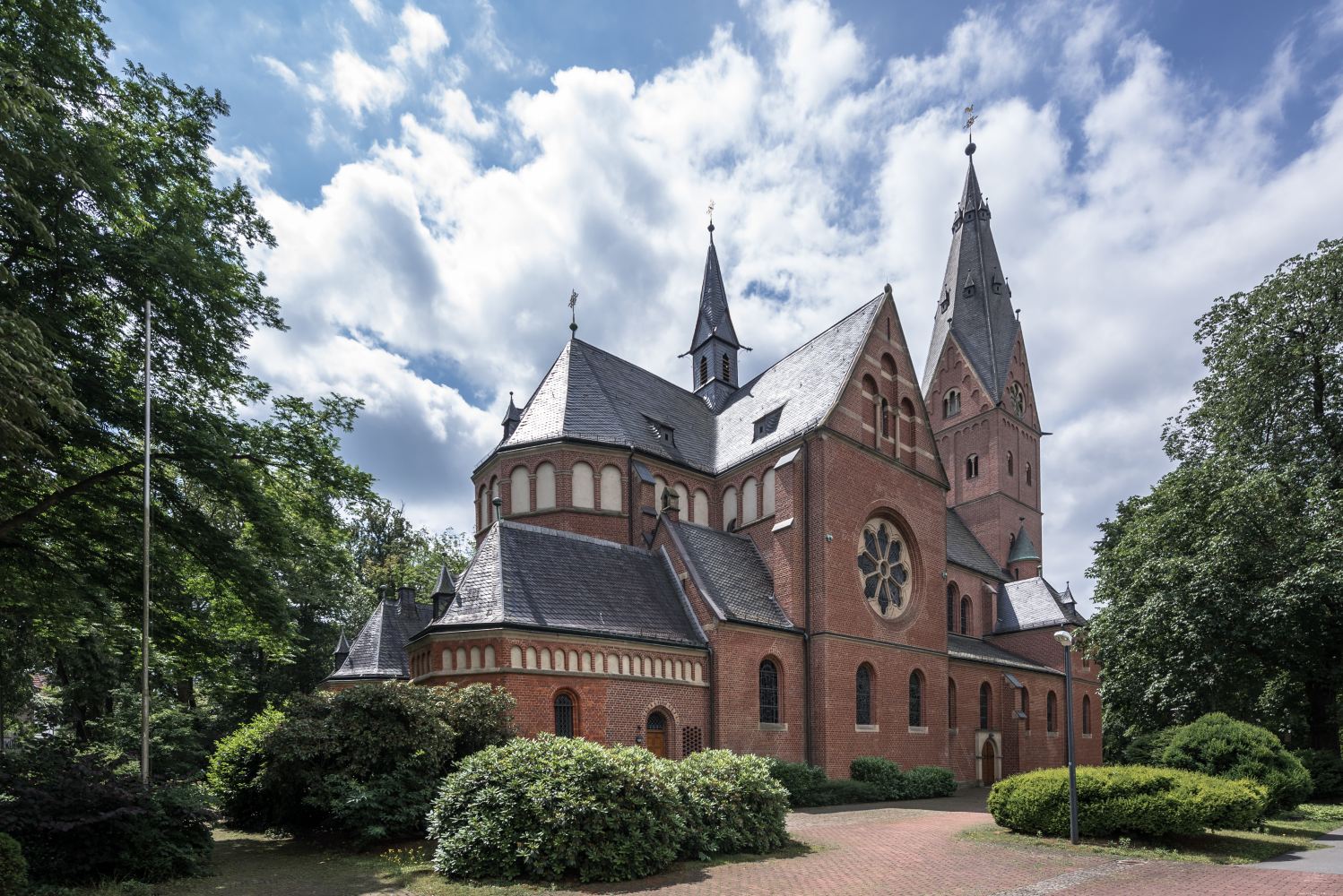 Die Sankt Pankratius Kirche in Gütersloh