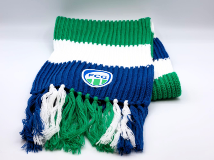 Fanschal FCG Strick breite Streifen